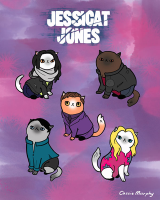 Illustration for article titled Artist crafts feline tributes to pop culture
